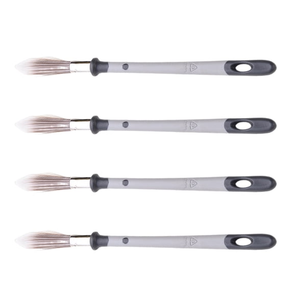 4 Pieces Multipurpose Paint Brushes for Wall and Furniture Trim Daily Use
