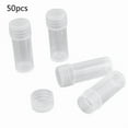 thumbnail image 1 of ROZYARD 50 Pcs 5ml Plastic Sample Bottle Small Barrel Test Tube Vials Storage Container, 1 of 18