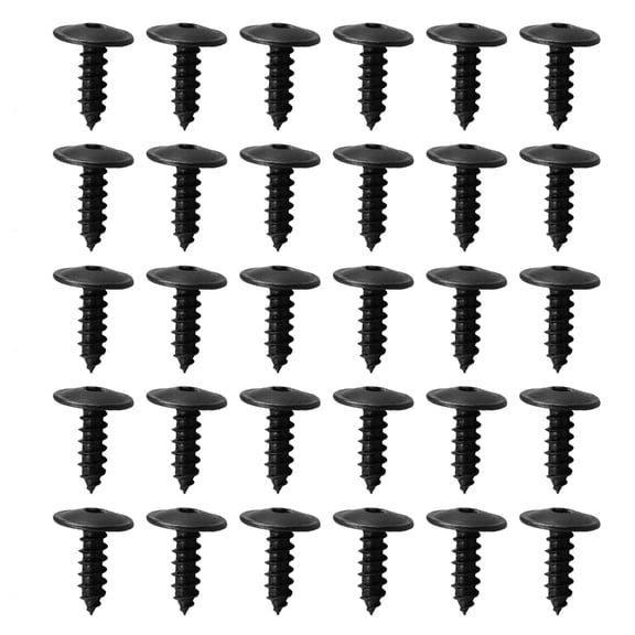 ROZYARD 5mm Car Body Screw Metal Self Tapping Screw Rivet Black Fastener Bolt