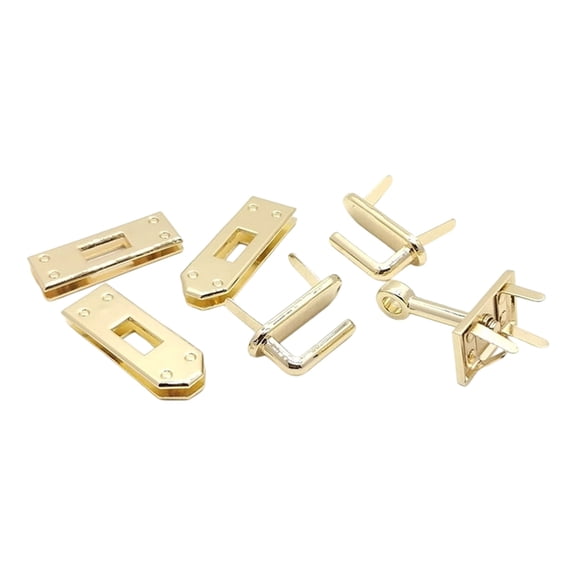 ROZYARD 6PCS Metal Handbag Locks Bag Hardware Fasteners for DIY Purse Repair