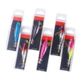 thumbnail image 1 of ROZYARD 6Pcs Luminous Squid Jigs Hook Fishing Lures Baits Cuttlefish Sleeve Squid Jigs Saltwater Hard Night Fishing Baits, 1 of 8