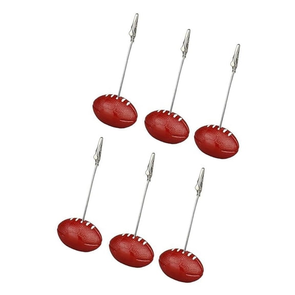 ROZYARD 6Pcs Resin Table Number Holders Stands for Wedding Name Cards Clip Holders