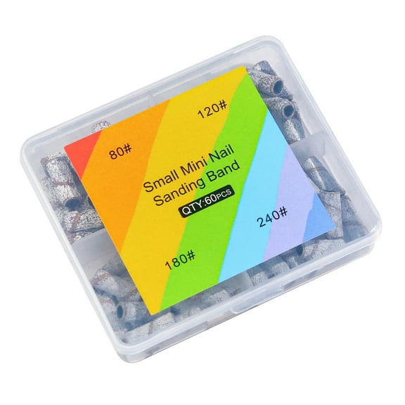 ROZYARD 80/120/180/240 Grit Electric File Nail Sanders Professional Drill Bits Set