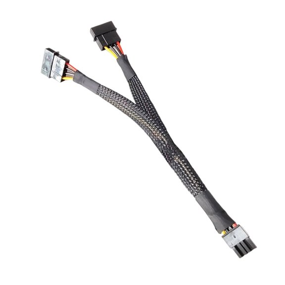 ROZYARD 8Pin to 2x4Pin Power Supply Cable for TS540 TD340 Servers Backplane Power Transfer