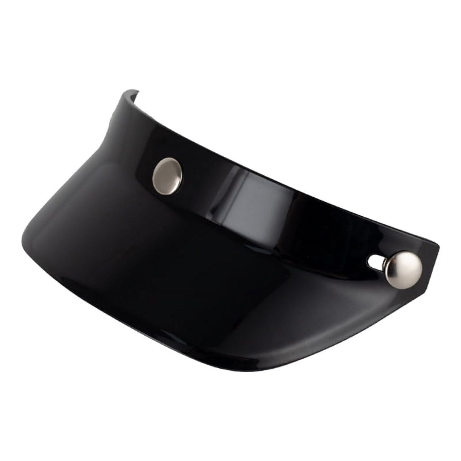 ROZYARD Anti-UV Fog Windproof Universal 3 Snap-Button Visor for Open Face Motorcycles Helmet Wind Shield Flip Up Fitment Durable