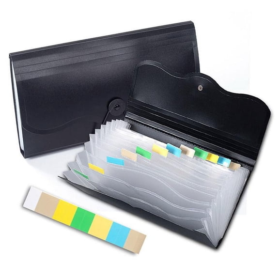 ROZYARD B5 Accordion Folder File Wallet Receipt for Case Multi-layer File Organizer Fold
