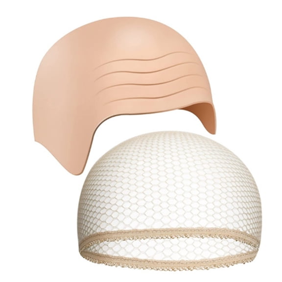 ROZYARD Bald Head Caps Bald Wig Caps Bald Hat Fancy Dress Costume Gift