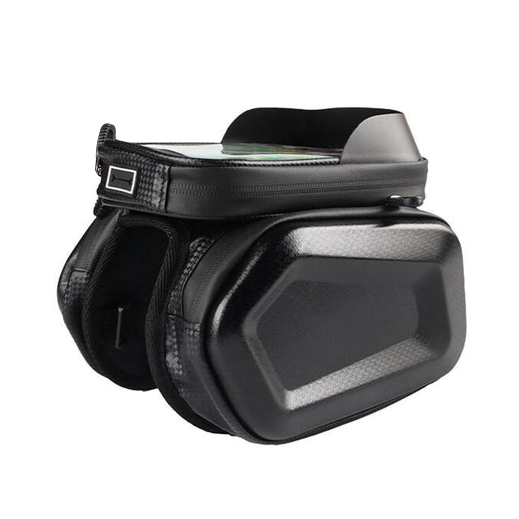 BTR Fahrrad Oberrohr Tasche - Handyhalterung & Stauraum | Wasserdicht Für Mountainbike & Citybike