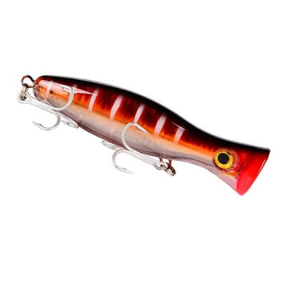 ROZYARD Big Popper Crankbait Fishing Baits with Hook for Trout Fishing Tackle
