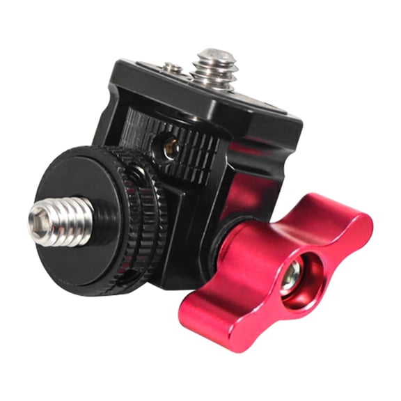 ROZYARD Camera Hot Shoe Monitors Flexible Tripods Adapter Cold Shoe Mount for DSLR Camera Quick Release Monitors Holder Support