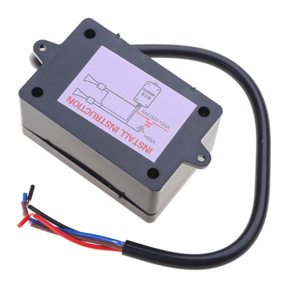 ROZYARD Car Horn Controller Electric Horn Speaker Sound Control Unit Truck Marine Boat