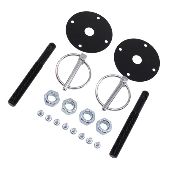 ROZYARD Car Quick Mount Aluminum Alloy Car Hood Clasp Universal No Tool Required Design