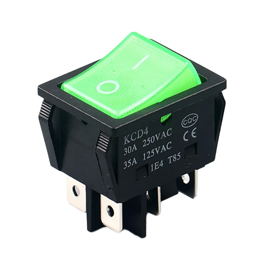 Small Led Rocker Switch ROZYARD Car Rockers Toggle Switches 30Amp 250VAC LED Lighted Rockers ...