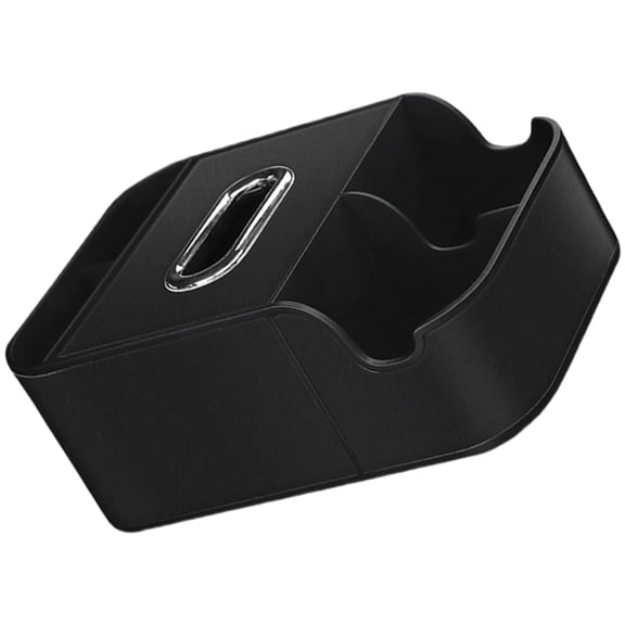 ROZYARD Car Seat Organizer Center Console Leather Organizer Tray Car Armrest Storage Box Car Interior Storage Box Tissue Holder