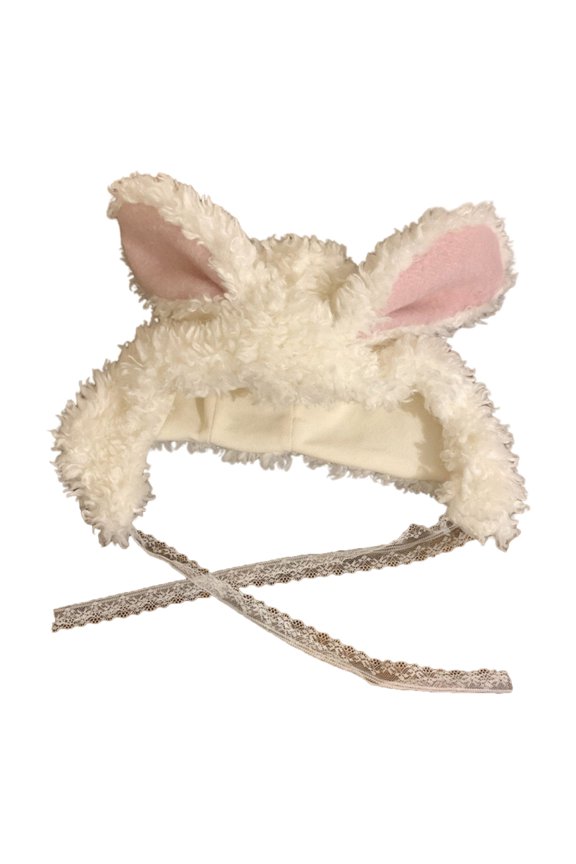 Cartoon Rabbit Hat for Cycling Running Sport Thicken Rabbits Hat Thick Lining