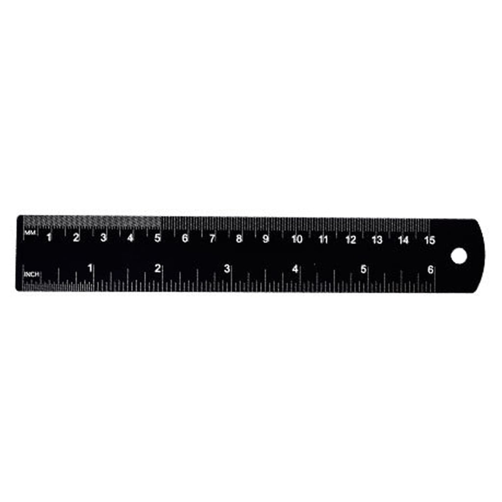 ROZYARD Centimeter Ruler Metal Ruler with Clear Scale Simple for ...