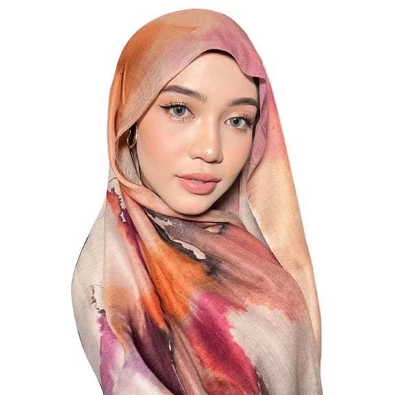 ROZYARD Chiffon Muslims Hijab Head Wrap Scarves Dubai Muslims Hijab Scarf for Womens