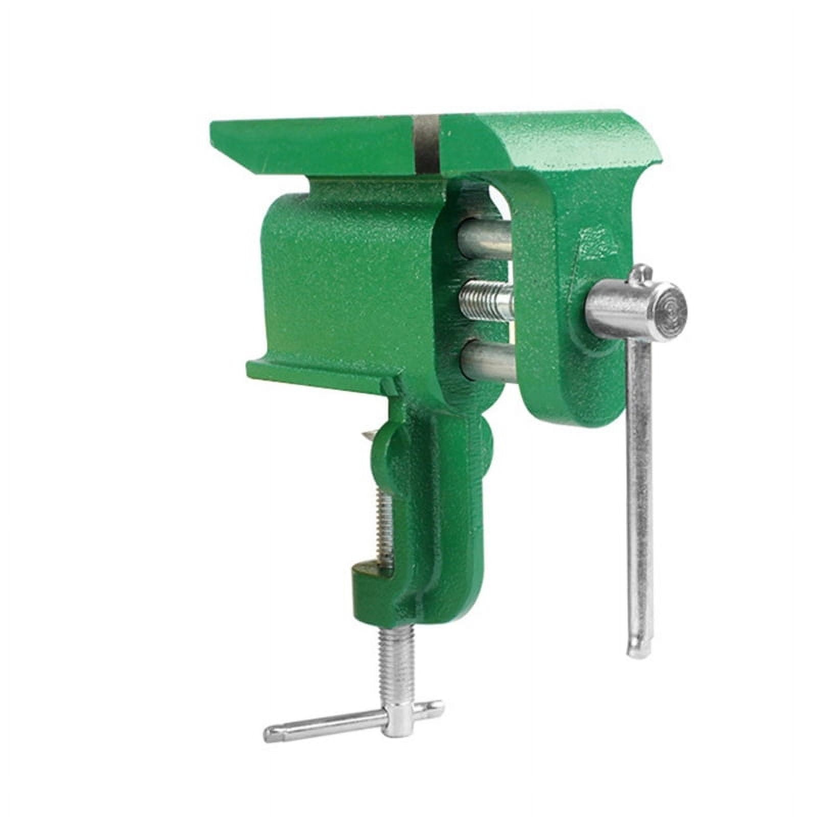 ROZYARD Clamp-On Bench Vise with Large Anvils Metalworking Table Vise Workbench Vice