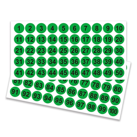 ROZYARD Color Numbered Stickers Classification Labels for Office Lockers