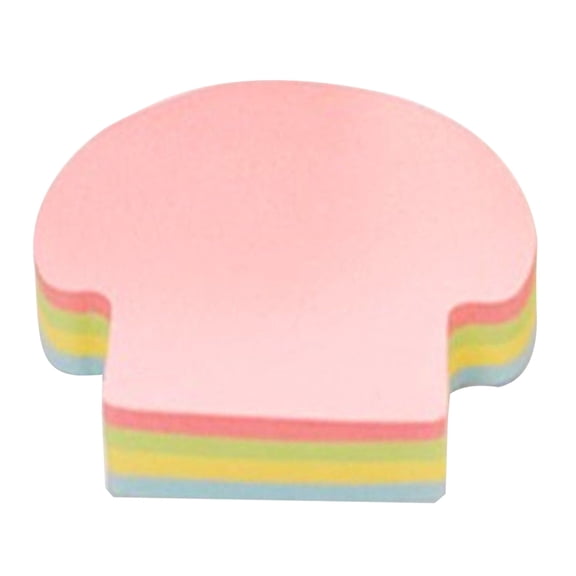 ROZYARD Colored Sticky Notes Paper Pad 4 Colors Memo Pad 100 Sheets/Pad for Students