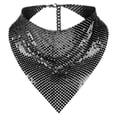 thumbnail image 1 of ROZYARD Cool Metallic Bandanas Neckerchief Music Festival Scarf for Casual Formal Party, 1 of 17