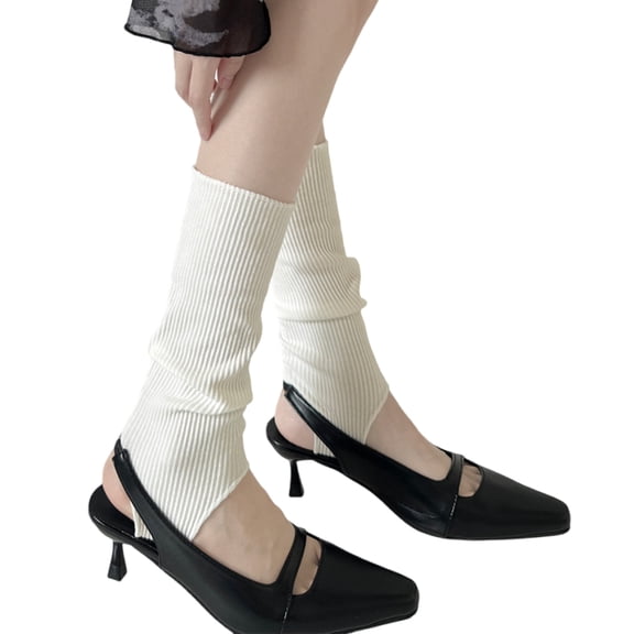 ROZYARD Cotton Boot Socks Ballet Style Stockings Toeless Leg Warmers for Dance Yoga