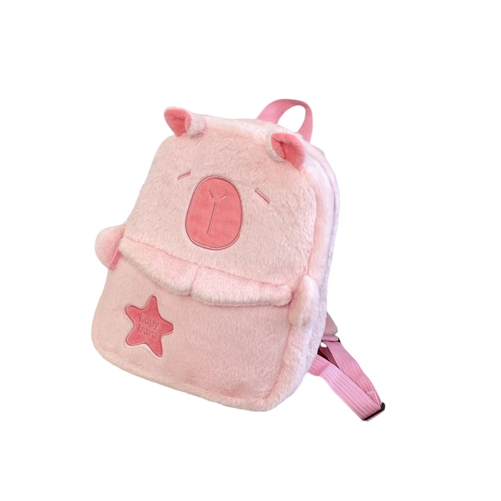 ROZYARD Cute Capybara Backpack Plush School Bag Large Daypack for ...