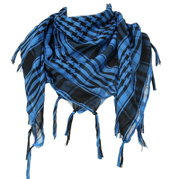 ROZYARD Desert Shemagh Scarf Soft Fringed Arab Headscarf Unisex Keffiyeh Bandana Unisex Headwrap Arabian Scarf Head Covering