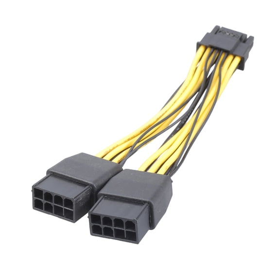 ROZYARD Double 8Pin 6+2PIN Female to 16Pin 12+4Pin Male Adapter Cable for RTX4070
