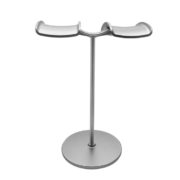 ROZYARD Double Hook Aluminum Headphone Stand Desktop Organizerd for Gaming Headsets