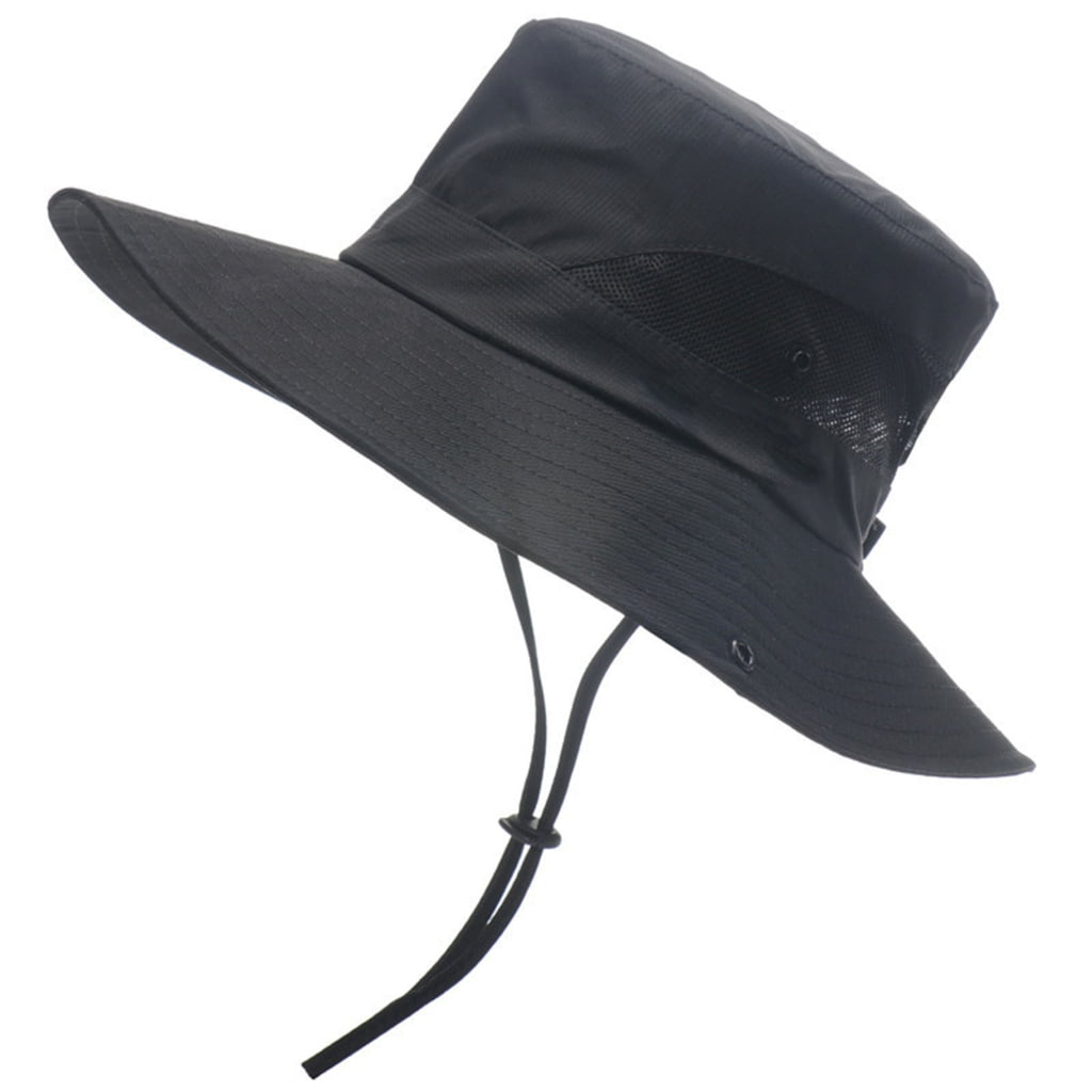 ROZYARD Drawstring Bucket Hat Sun Hat Fishing Hiking Hat Sunproof ...