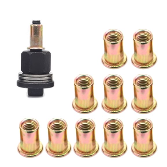 ROZYARD Efficient Completes Manual Riveter Hand Rivet Nut Kits for DIYer Professional Use Secure Fastening Needs Easy Operations