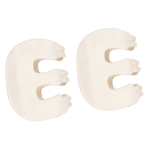 ROZYARD Elegant Resin Hair Claw Marble Texture Medium Clip For Casual Occasions