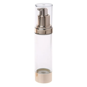 ROZYARD Empty Cosmetic Airless Bottle Plastic Treatment Pump Travel Bottles 15/30/50ML