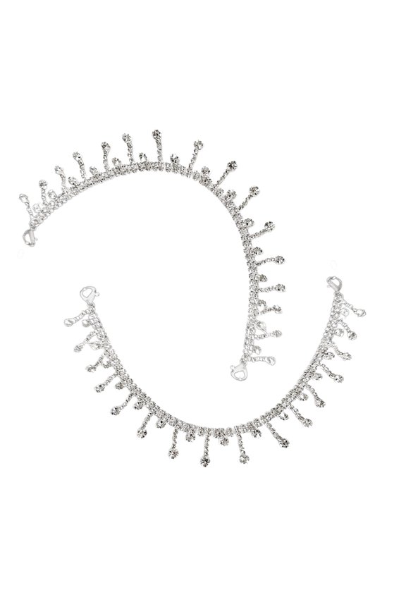 Fashion Forward Shoe Decoration Chains Trendy Metal Shoe Heel Charm Accessory