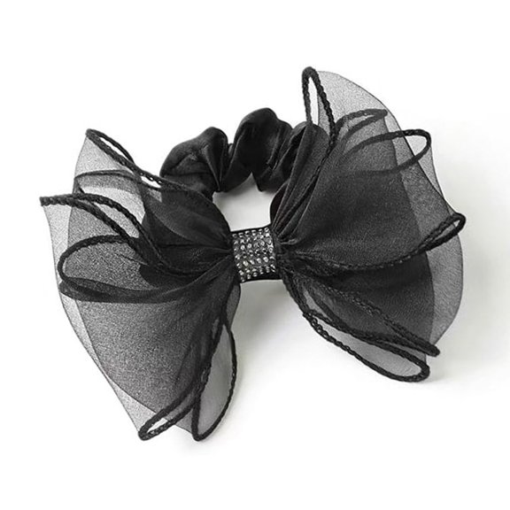 ROZYARD Fashion Hair Scrunchies Elastic Decorative Bows Accessory For Sports Occasion