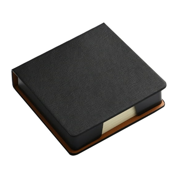 ROZYARD Fashion Sticky Note Organizer Box Leather Memo Pad Dispenser Desktop Organizer