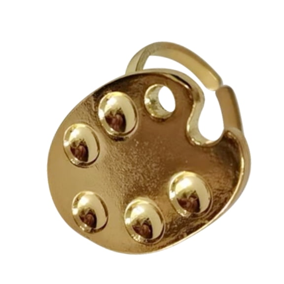 ROZYARD Fingertip Manicure Palette Ring Nail Color Palette Nail Art Color Palette