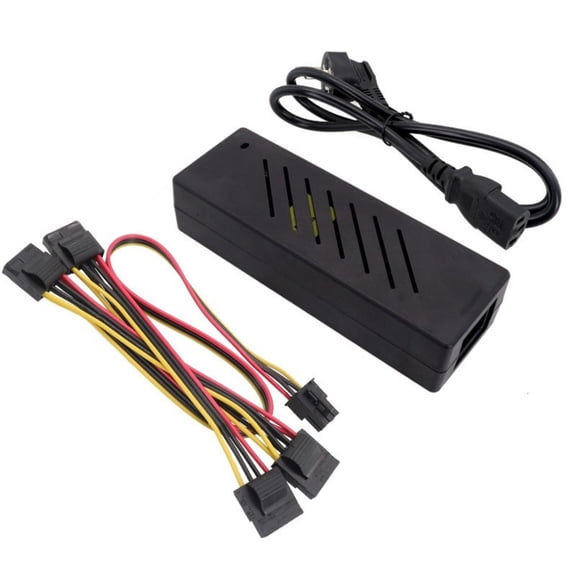 ROZYARD Flexible Expansion IDE Molexs Power Cable Module for NASs Hard Drive External Power Kit with Overloads Protections