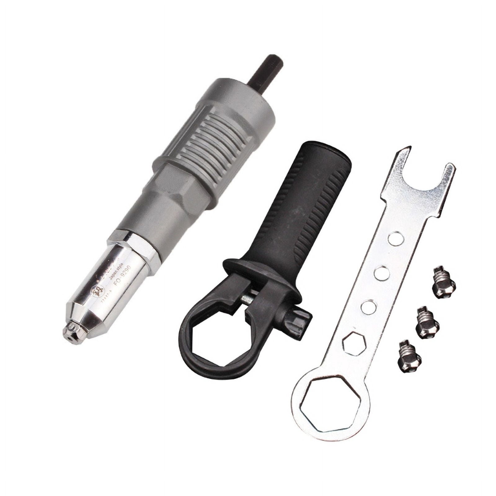 ROZYARD For Electric Drill Riveting Tool Alloy Steel RivetGun ...