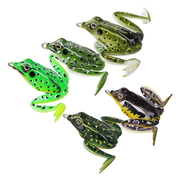 ROZYARD Frogs Lures Soft Frogs Baits for Saltwater Fishing Trout Swimbait