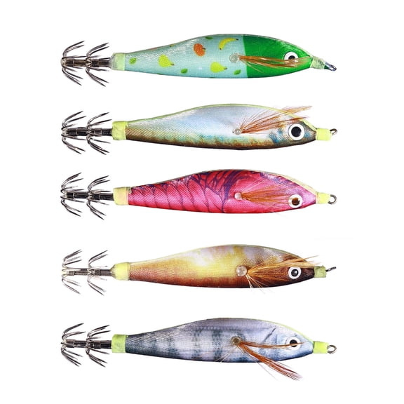ROZYARD Glow Squid Jig Cuttlefish Hook Glow Jig Hook for Saltwater Fishing