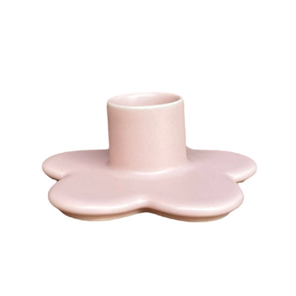 ROZYARD Handpainted Ceramics Taper Candle Holder Candlestick Spring Party Decoration