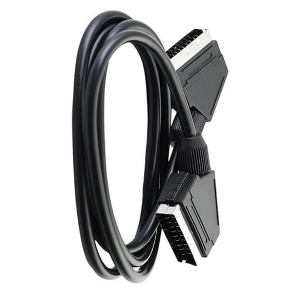 ROZYARD Heavy Duty Male to Male 21Pin Scart Device 21Pin Scart Cable Scart to Scart Cord Cable for Home Theater Accessories