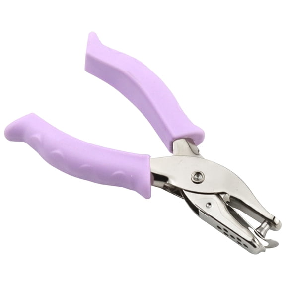 ROZYARD Heavy Duty Single Hole Punch Hole Punches Paper Punch Portable Hand Held for Paper Cards Plastic Cardboard