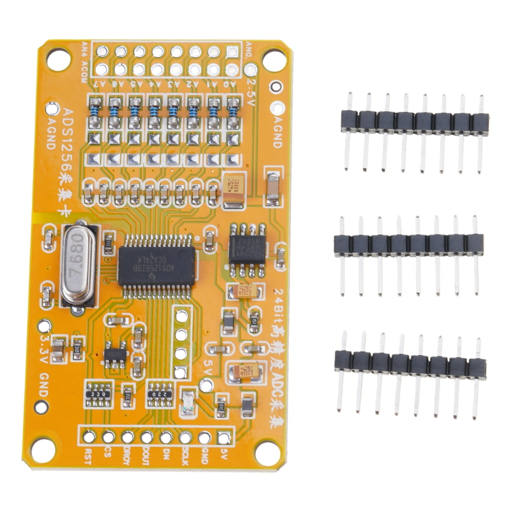 Module ADS1256 24 Bits 8 Canaux ADC Haute Précision Acquisition Données Fasizi