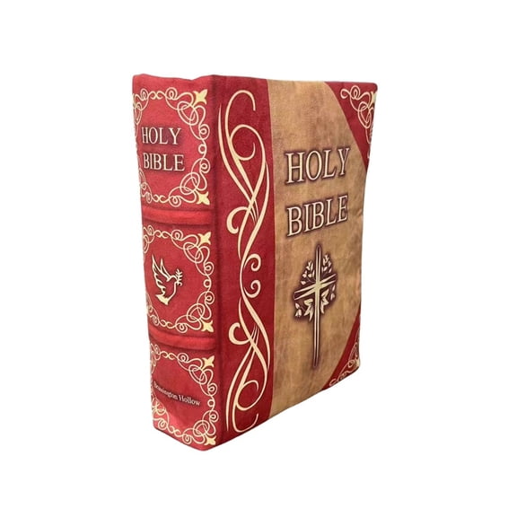 ROZYARD Holy Bibles Shape Pillow Baptisms Christmas Gift Stress Reliever For Adults
