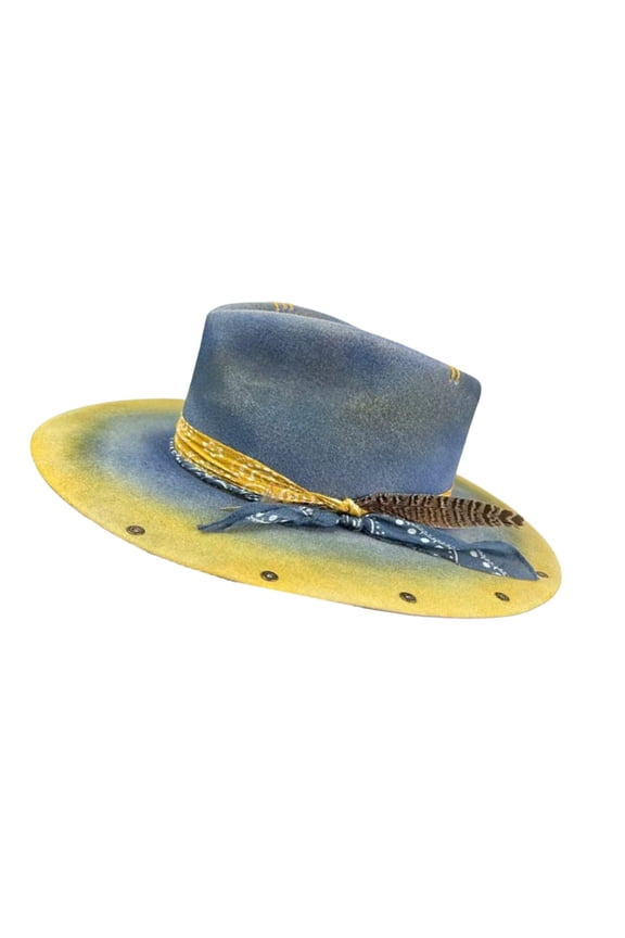 Homburg Top Hat with Exotic Ribbon Victorian Age Wool Top Hat Classical Rancher Hat for Boy Men Adults Wool