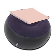 ROZYARD Inflatable Flocks Stool Ottoman With Antislip Base For Outdoor Camping Use