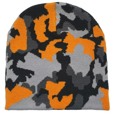 ROZYARD Jacquard Beanie Hat Camouflage Pullover Bonnet Hat for Women Windproof Sport Hat